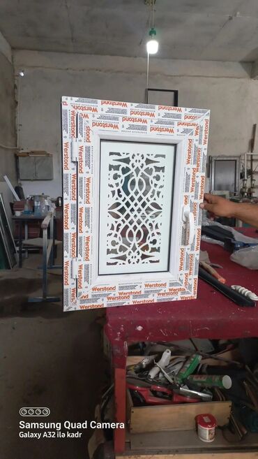 Plastik pəncərələr: Işlənmiş Plastik Qapı Pəncərə. Ağ,Rəngli. Sərfəli — 2