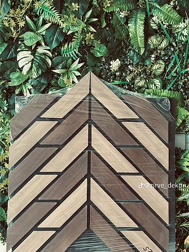 Beton panel divarlar: Dekorativ MDF 50"50yə dekorlar - Tətbiq sahəsi: qonaq otağı, yataq — 3