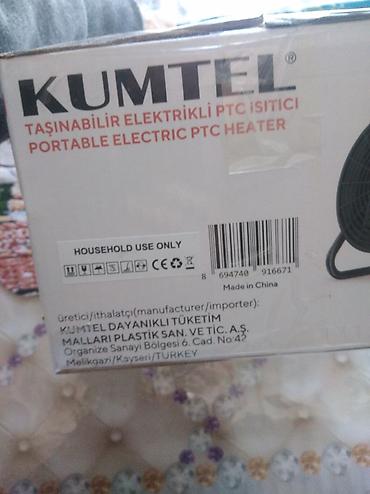 stolustu ventilyator: Kumtel Portable Electric PTC Heater – daşınan elektrikli PTC isitici — 1
