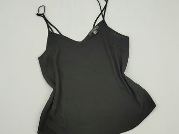 czarne eleganckie t shirty: Top Primark, M (EU 38), condition - Very good