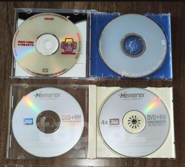 kassetlər: Satılır təzə orijinal DVD diskləri. DVD+R 1 ədəd, 1 ədədi 1.5 AZN
