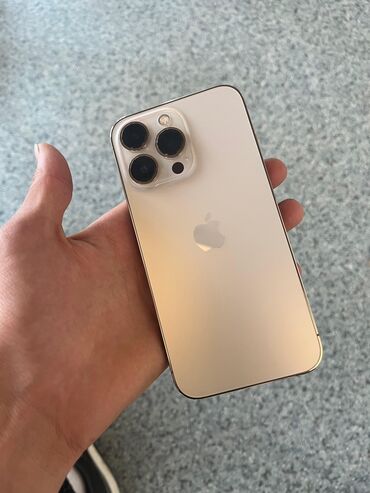 Apple iPhone: IPhone 13 Pro, 128 GB, Qızılı, Barmaq izi, Simsiz şarj, Face ID