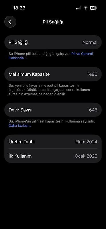 Mobil telefonlar: IPhone 16, 128 GB, Göy, Zəmanət, Face ID, Sənədlərlə — 8