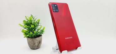 самсунг 43 дюйма: Samsung Galaxy A31, Колдонулган, 128 ГБ, түсү - Кызыл, 2 SIM