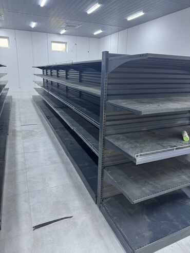 Стеллажи: Витрины, стеллажи, полки торговые металлические б/у, полка магазинная — 19