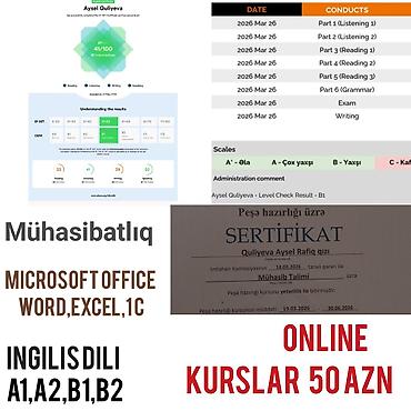 1c operator: Mühasibat, 1C, Onlayn, Diplom, sertifikat — 1