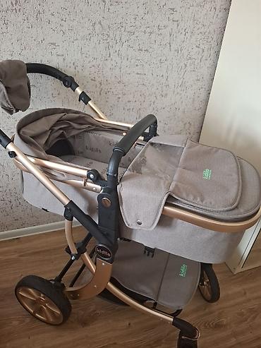 çilek beşik: Kidilo uşaq arabası platinium collection kofe renginde cox az istifade — 2