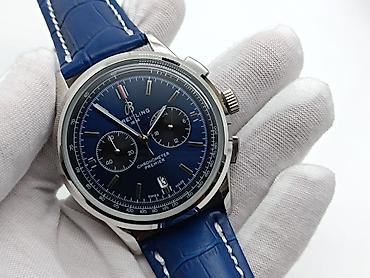çadra: Yeni, Qol saatı, Breitling, rəng - Mavi — 3
