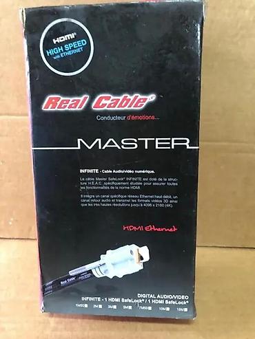 Aksesoari za TV i video: Real Cable MASTER HDMI – High Speed with Ethernet - Digitalni — 1