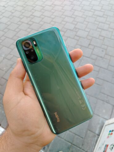 Redmi Note 10, 128 GB, rəng - Yaşıl, Zəmanət, İki sim kartlı