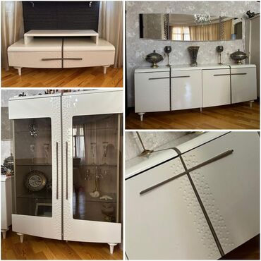 химчистка мебели: Endirim‼️Qonaq desti.qiymet 450 man.kamod,qorka ve tv stend.mohkem