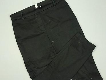 czarne cargo pull and bear: H&M, Spodnie materiałowe damskie, rozmiar M — 1