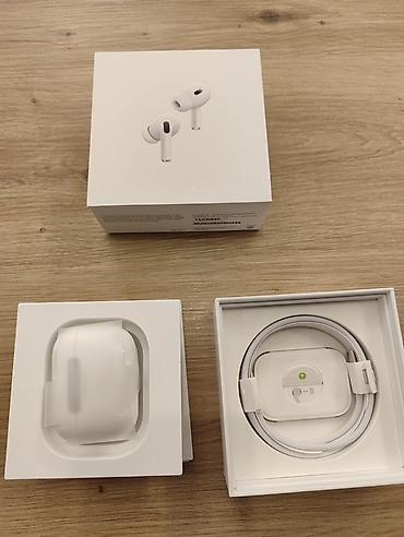 airpods 2 original: Yeni Simsiz (Bluetooth) Qulaqcıqlar, Apple, rəng - Ağ — 1