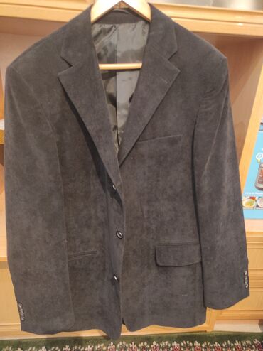 мужской пиджак: Костюм 4XL (EU 48), 5XL (EU 50), цвет - Черный