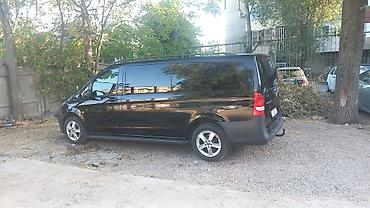 пасссат б4: Аренда с ВОДИТЕЛЕМ! 8 пассажирских мест. Mercedes-Benz Vito, черный — 2