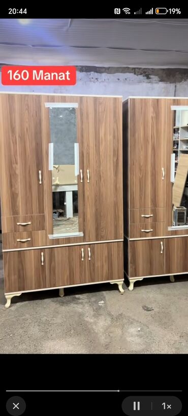 Dolablar: Yeni, 3 qapılı Düz dolab, Qarderob, paltar dolabı, Azərbaycan — 4