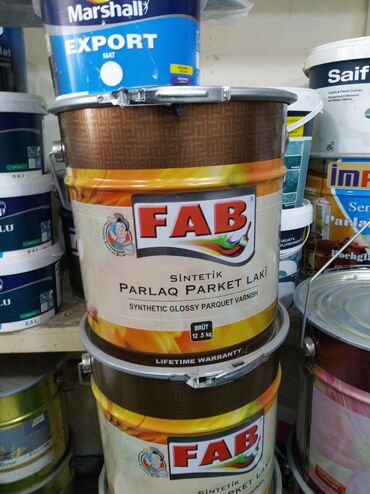 pol taxta: Lak, Döşəmə və parket üçün, Alkid, FAB, Kredit yoxdur