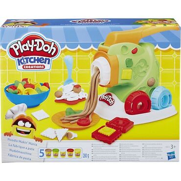 воздушный пластилин: Hasbro Play-Doh Kitchen Creations Игровой набор «Машинка для лапши»