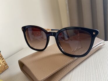 черные очки: Очки Max Mara Оригинал 100% В комплекте кожаный футляр Брали за