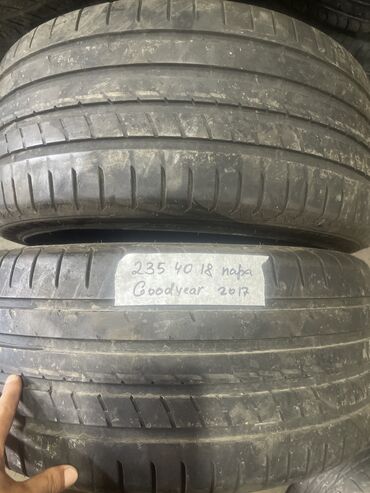 Шины: Шины 235 / 40 / R 18, Лето, Б/у, Пара, Легковые, Япония, GoodYear