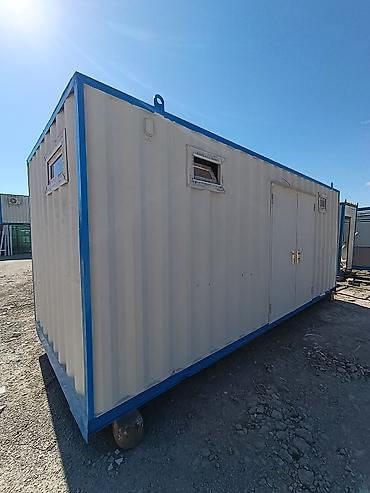 Modul tipli sanitariya-konteyneri - Daşına bilən metal karkaslı