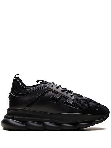Qadın ayaqqabıları: Versace Chain Reaction “Triple Black” Sneakers Original Versace Chain — 2