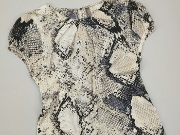 beżowa bluzki krótki rękaw: Blouse, M (EU 38), condition - Very good