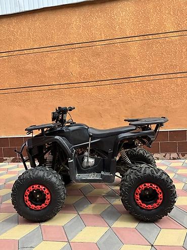 yamaha 400: Квадроцикл внедорожный, черный - Полноразмерная рама с усиленным — 1