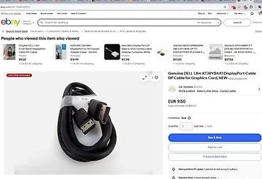 Druga oprema za računare i laptopove: DisplayPort kabl - Konektori: DisplayPort muški na DisplayPort muški — 6