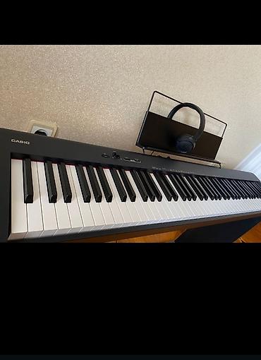 pianolar: Məhsul: Casio CDP-S110 BK rəqəmsal piano + dekorativ şüşə vaza Casio — 7