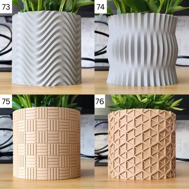 Вазы: Минималистичные 3D-печатные вазы Добавьте нотку современного — 3