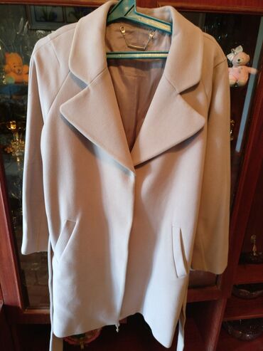 женские полупальто: Пальто XL (EU 42), цвет - Капучино