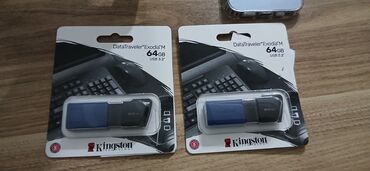 Noutbuklar üçün örtük və çantalar: Flash kart Kingston, 64 GB, USB 3.2