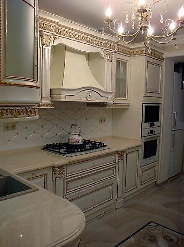 silver kitchen: Кухонный гарнитур, Новый, цвет - Зеленый, МДФ, Бесплатная доставка — 2