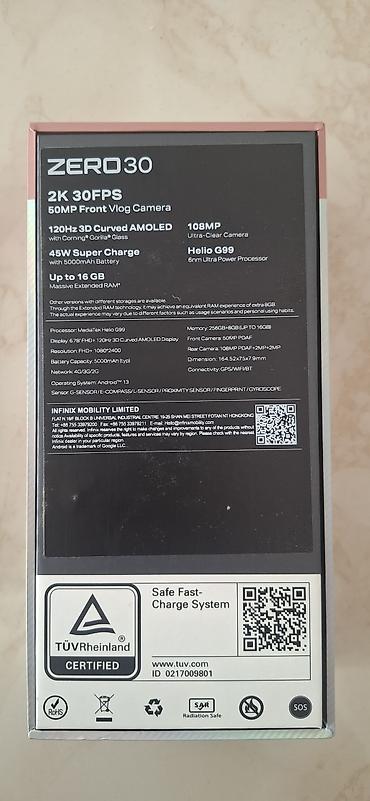 kamere: Infinix Zero 30, 256 GB, rəng - Yaşıl — 6