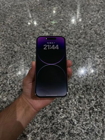 купить бу кофемашину: IPhone 14 Pro, Б/у, 128 ГБ, Зарядное устройство, Чехол, Коробка, 80 %