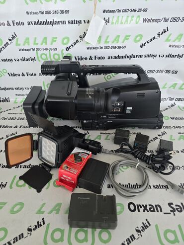 кабель hdmi vga: Panasonic AVCCAM AG84 Full HD. Tam kamplekt +təzə çanta