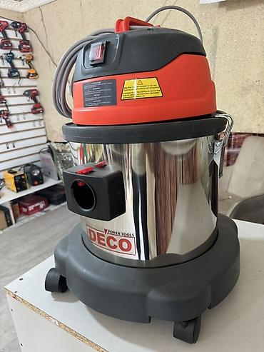 Промышленный пылесос DECO Power Tools (мокрая/сухая уборка) - Мощный