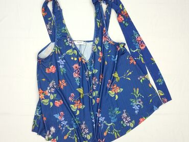 niebieska satynowa sukienka zara: Mango, Top damski, rozmiar S
