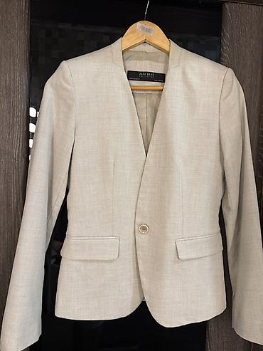 акция набор: Элегантный брючный костюм ZARA Basic в светлом благородном оттенке — 1