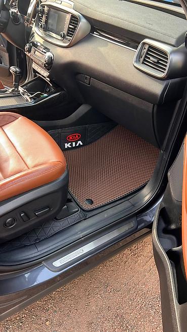 starline s96 v2: Комплект автомобильных ковриков EVA (ячейка «соты») для Hyundai/KIA — 3