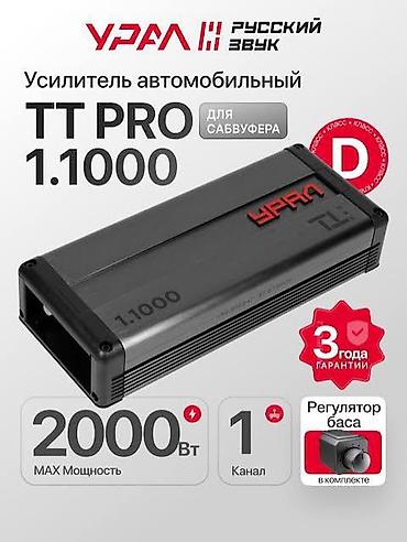 Автомобильный усилитель URAL TT PRO 1.1000 (класс D) — моноблок для