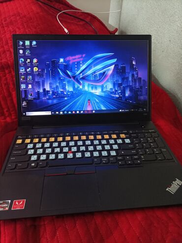 жесткий пк: Ноутбук, Lenovo, 16 ГБ ОЭТ, AMD Ryzen 5, 15.6 ", Колдонулган, Жумуш, окуу үчүн, эс тутум SSD