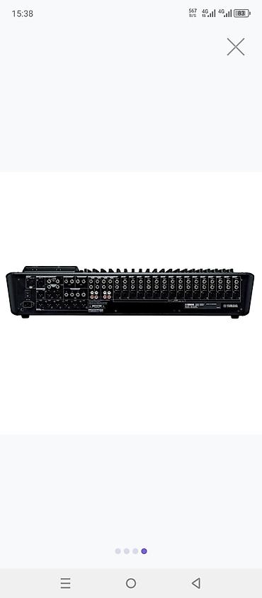 mikşer yamaha: Yamaha MGP24x Ses mixşeli yenidir — 3