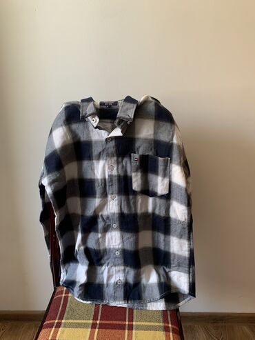 обмен одежды: Рубашка M (EU 38), цвет - Серый