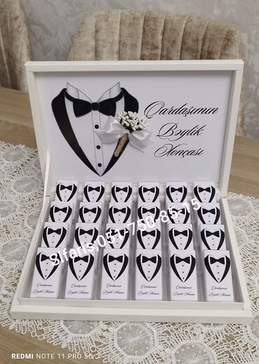 Xonça: Heri sokolad xoncasi;Heri,nisan,elcilik,toy,xina,ad gunu,xestexana — 8