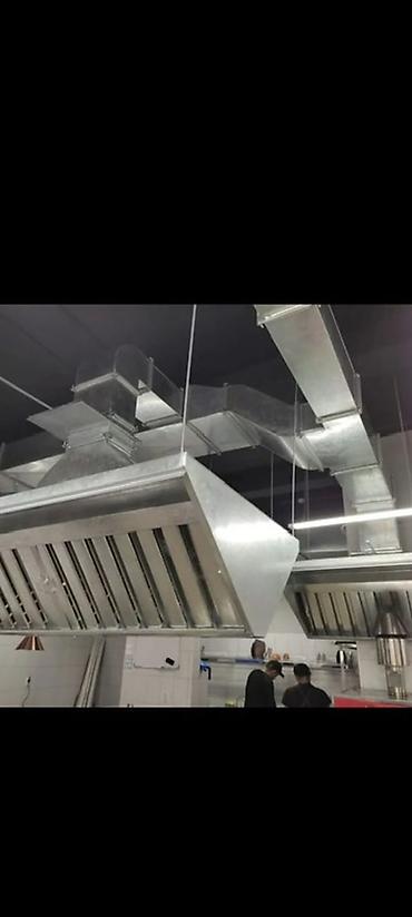 Установка вытяжек и вентиляции: Промышленная вытяжная система для профессиональной кухни - Купольные — 3