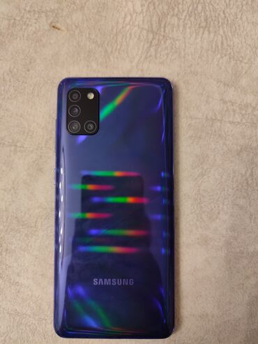 samsung e2152 duos lite: Samsung Galaxy A31, 64 GB, rəng - Göy