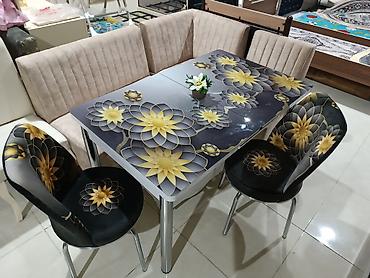 Masa və oturacaq dəstləri: Masa dəsti və tək oturacaqlar — 10