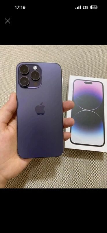 айфон 14 пор: IPhone 14 Pro, Б/у, 512 ГБ, Deep Purple, Коробка, 86 %